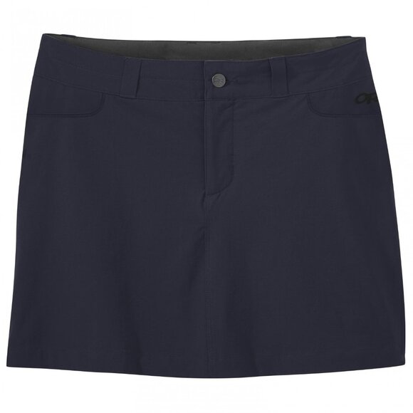 Outdoor Research Ferrosi Skort Hiking Skirt S 6 Blue Zip Pockets Built In Shorts - Picture 1 of 12